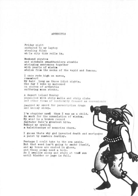 Dominic Hoey, Tourettes, poem