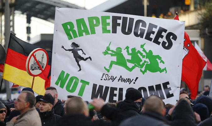 Protest against sex attacks, cologne