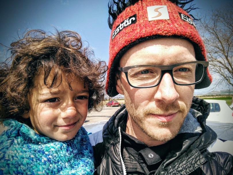 Spending time with Syrian kids at a small camp in the north